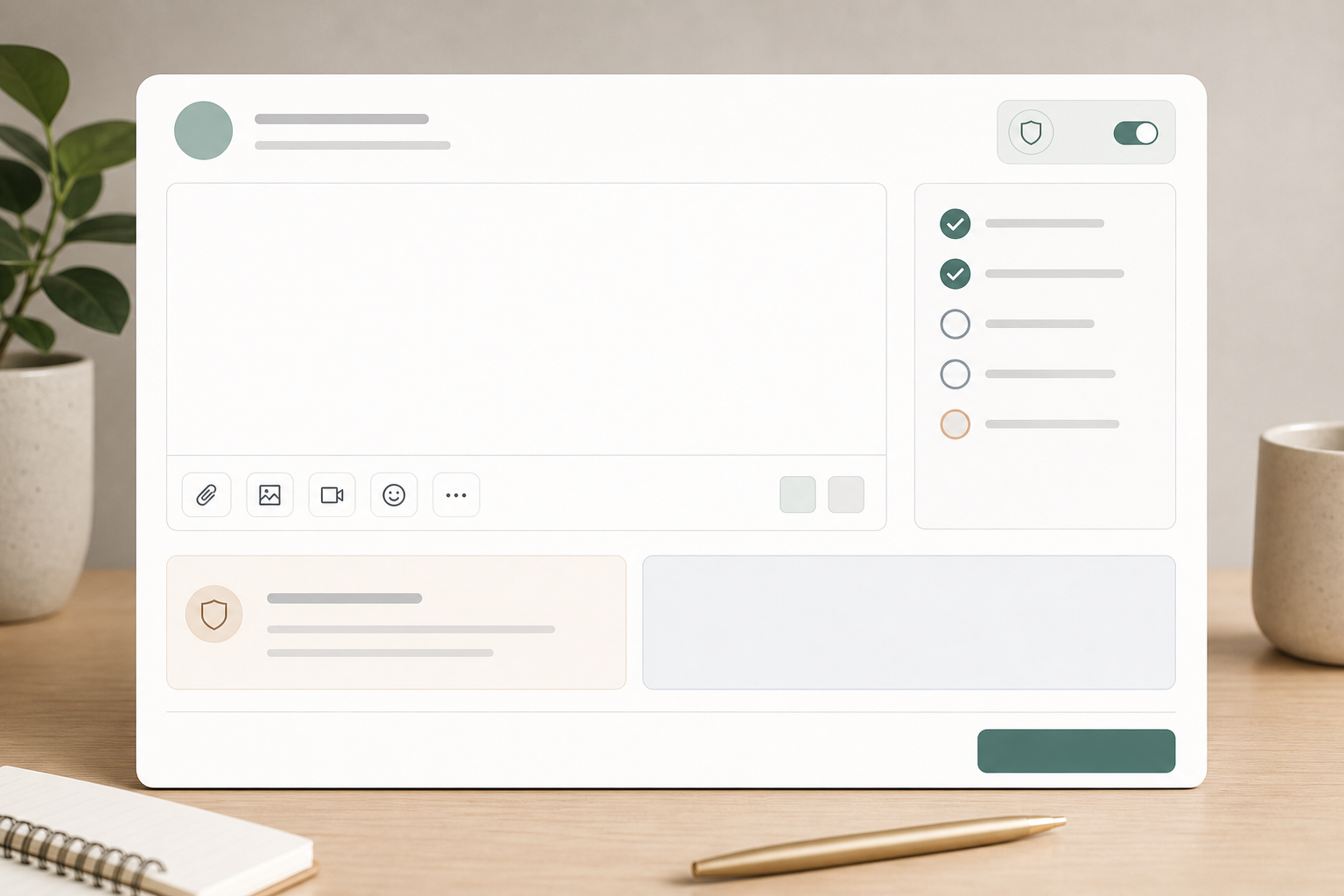 Editorial forum reply composer with editor canvas, guidelines, and solution controls.